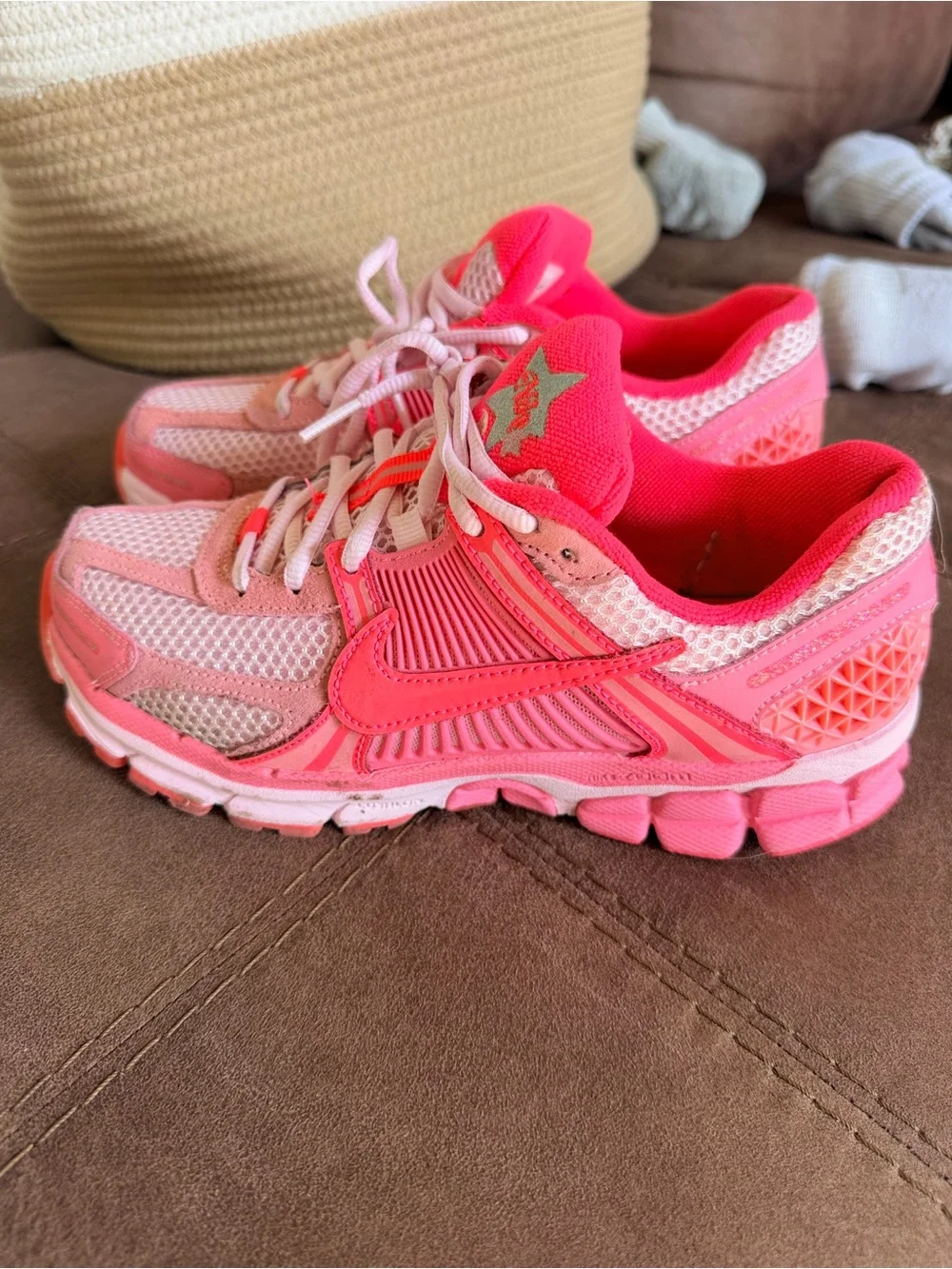 Nike Kids Pink Mesh Athletic Sneakers